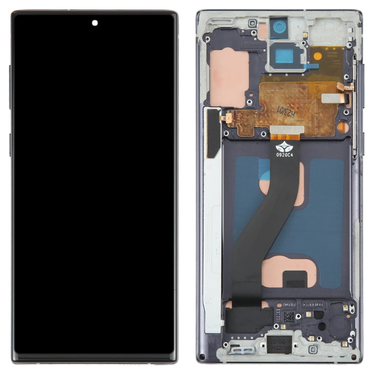 LCD Display Screen for Samsung Galaxy Note 10 with Frame Folder Combo