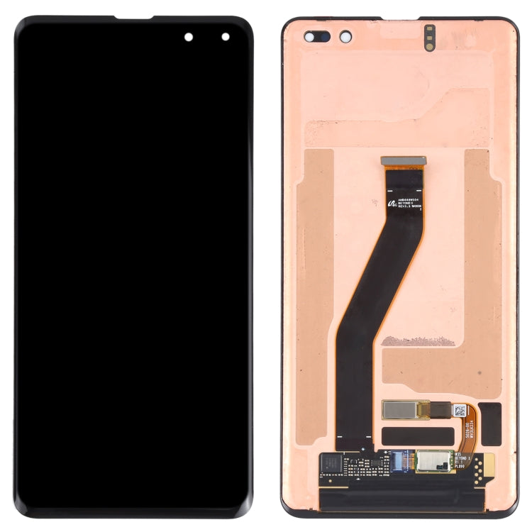 OLED Display Screen for Samsung Galaxy S10 5G Black with Frame Folder Combo Fingerprint Working