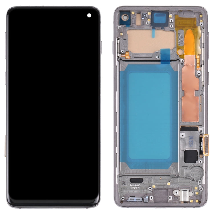 LCD Display Screen for Samsung Galaxy S10 with Frame Folder Combo