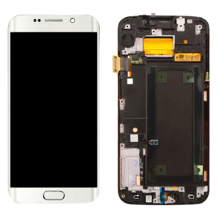OLED Display Screen for Samsung Galaxy S6 Edge White Folder Combo