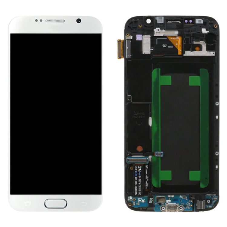 OLED Display Screen for Samsung Galaxy S6 White Folder Combo