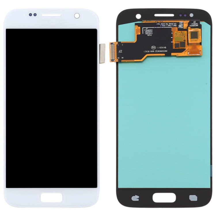 OLED Display Screen for Samsung Galaxy S7 Silver Folder Combo