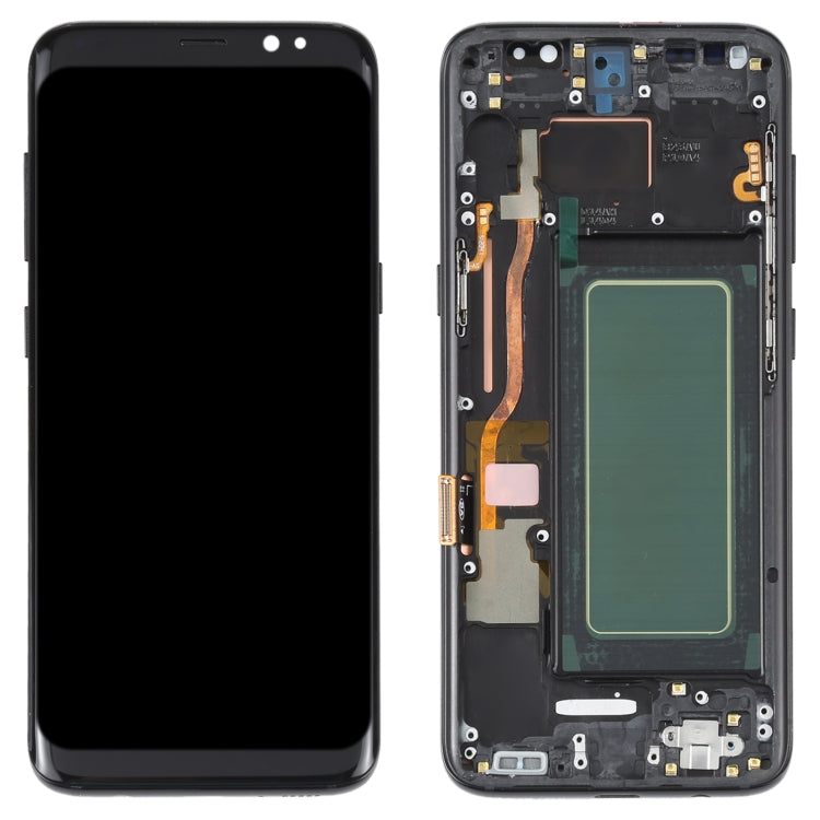 OLED Display Screen for Samsung Galaxy S8 Black Folder Combo