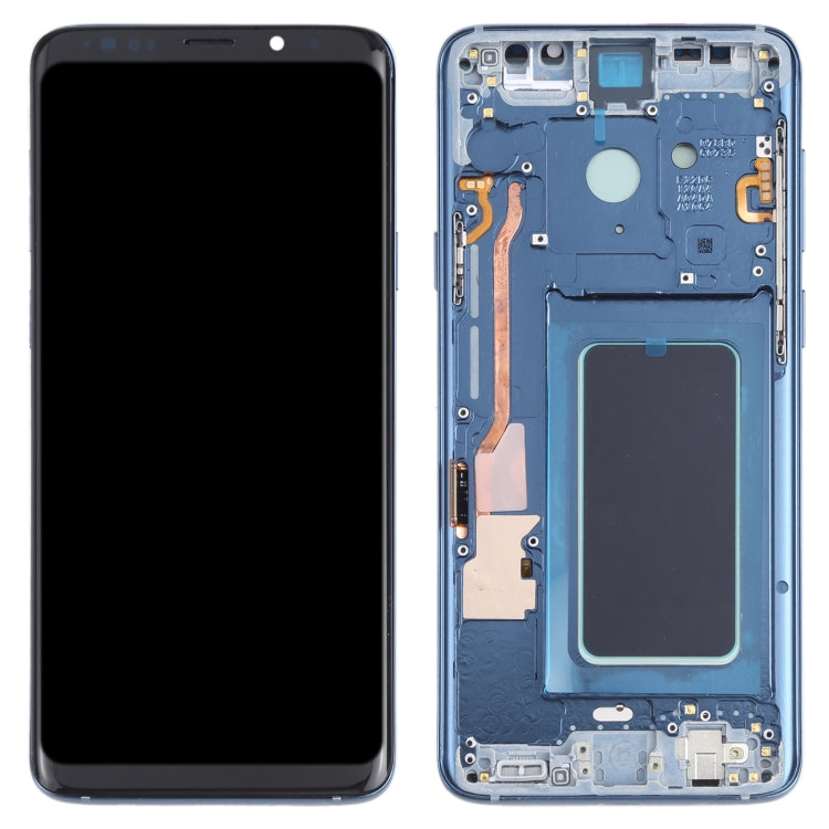 OLED Display Screen for Samsung Galaxy S9 Plus Blue Folder Combo