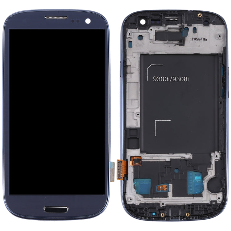 OLED Display Screen for Samsung Galaxy SIII i9300 Blue Folder Combo