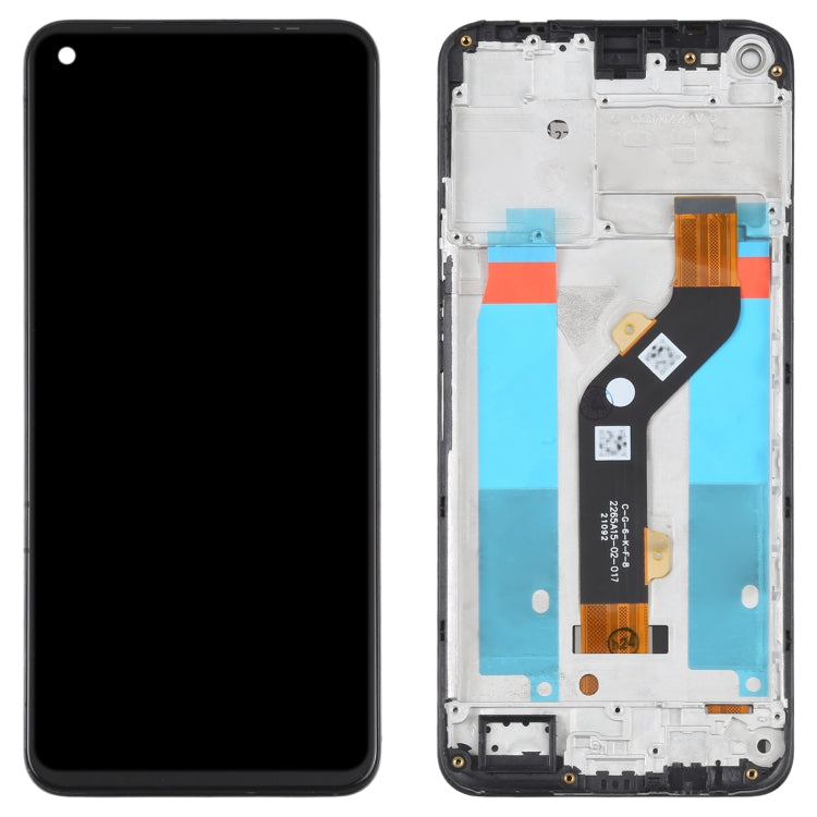 LCD Display Screen for Tecno Camon 17 with Frame Folder Combo