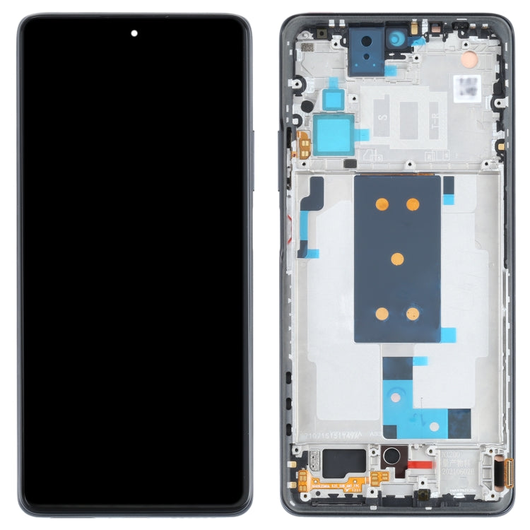 LCD Display Folder with Touch Screen for Xiaomi Mi 11T Black with Frame (OLED)