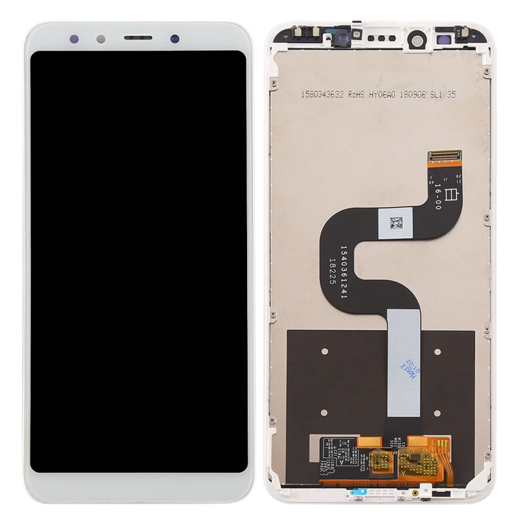 LCD Display Folder with Touch Screen for Xiaomi Mi A2 White with Frame (TFT)