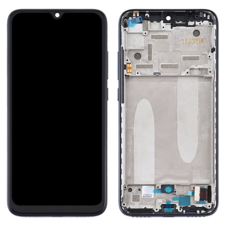 LCD Display Folder with Touch Screen for Xiaomi Mi A3 Black with Frame (TFT)