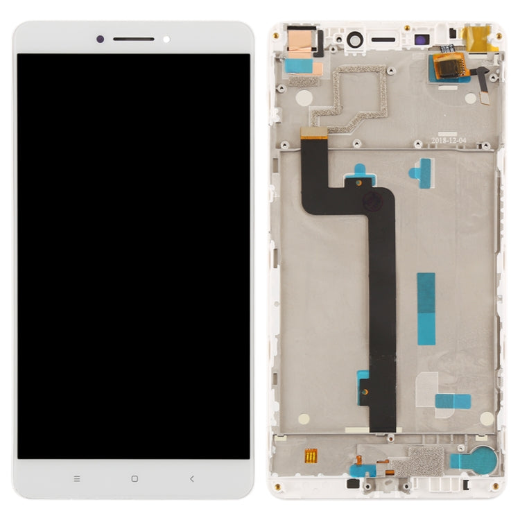 LCD Display Folder with Touch Screen for Xiaomi Mi Max White with Frame (TFT)