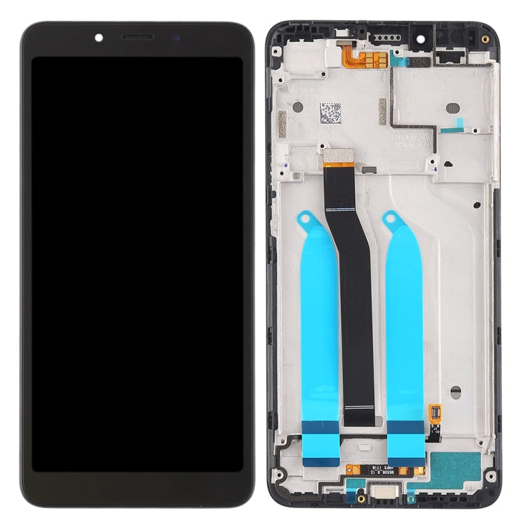 LCD Display Folder with Touch Screen for Xiaomi Redmi 6 Black with Frame (TFT)