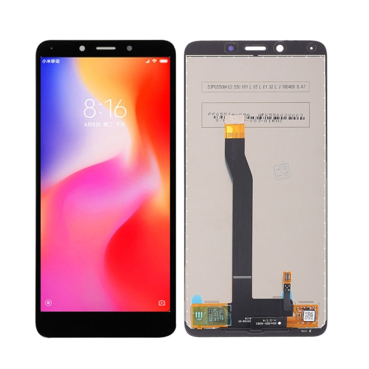 LCD Display Folder with Touch Screen for Xiaomi Redmi 6A Black (TFT)