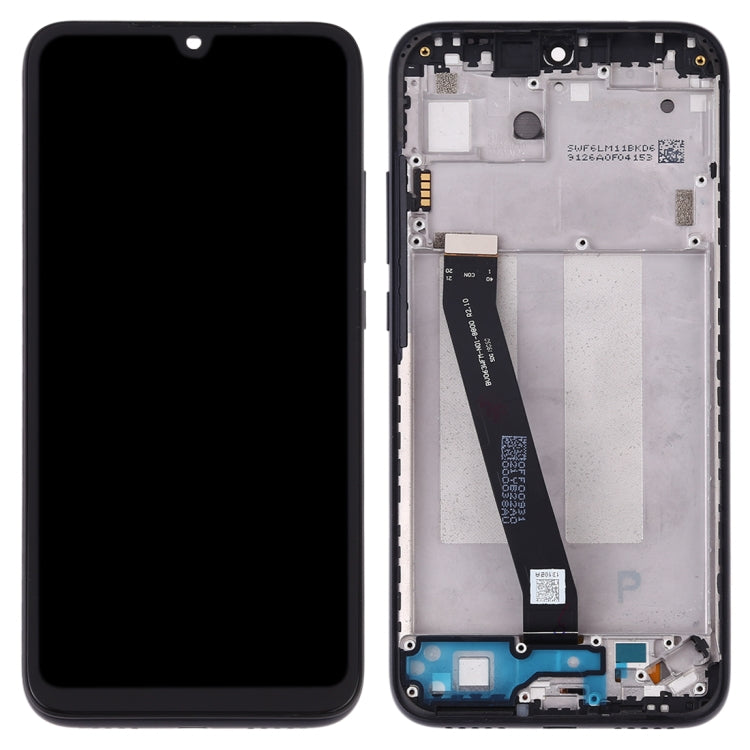 LCD Display Folder with Touch Screen for Xiaomi Redmi 7 Black with Frame (TFT)