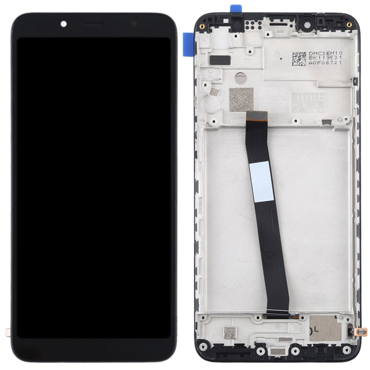 LCD Display Folder with Touch Screen for Xiaomi Redmi 7A Black with Frame (TFT)