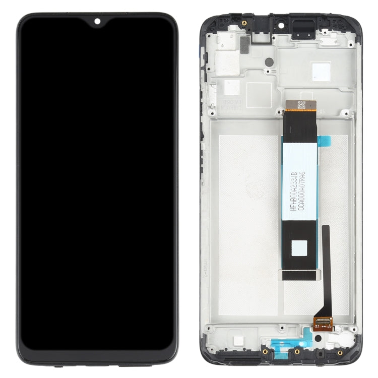 LCD Display Folder with Touch Screen for Xiaomi Redmi 9 Power Black with Frame