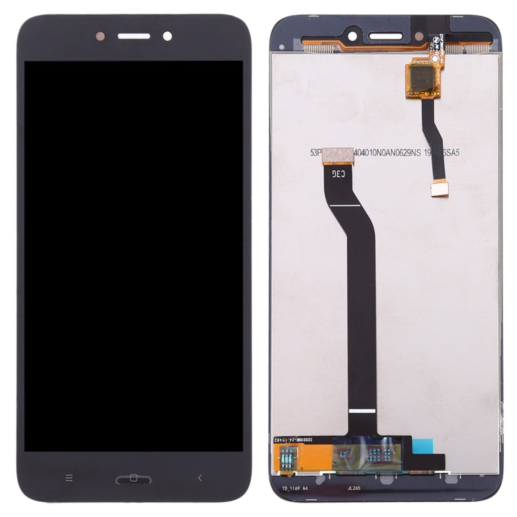 LCD Display Folder with Touch Screen for Xiaomi Redmi Go Black (TFT)