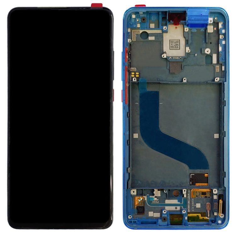LCD Display Folder with Touch Screen for Xiaomi Redmi K20 Blue with Frame (OLED)