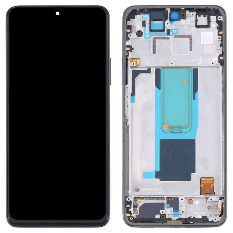 LCD Display Folder with Touch Screen for Xiaomi Redmi Note 11 Pro+ 5G Green with Frame