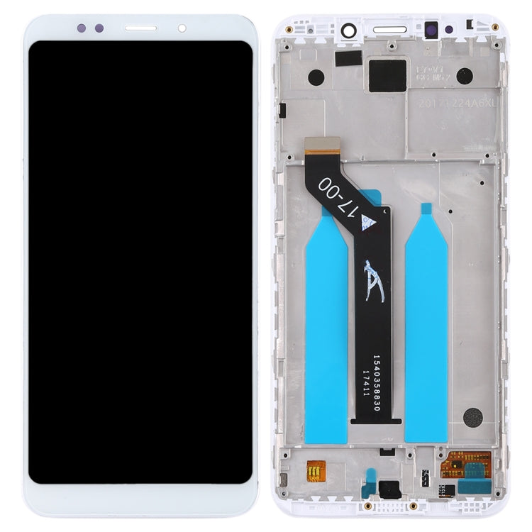 LCD Display Folder with Touch Screen for Xiaomi Redmi Note 5 White with Frame (TFT)
