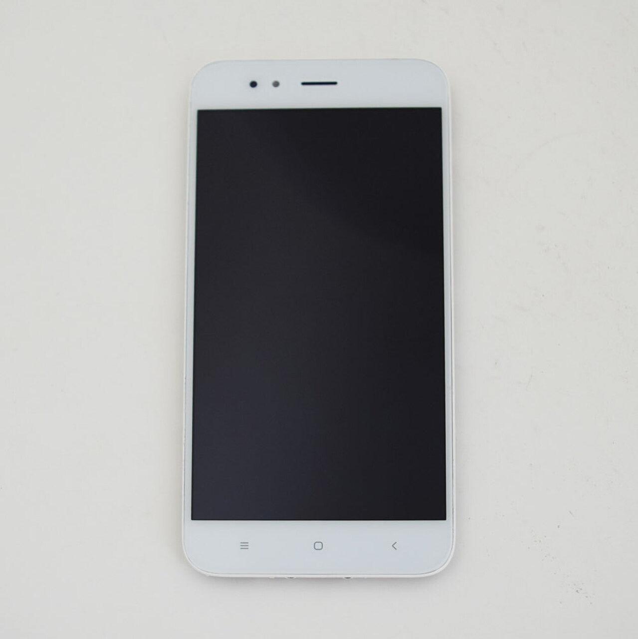 LCD Display with Touch Screen Folder for Xiaomi Mi A1 with Frame White