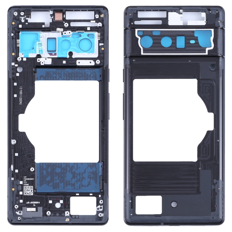 LCD Frame Chassis Middle for Google Pixel 6 Pro Black - EGFix
