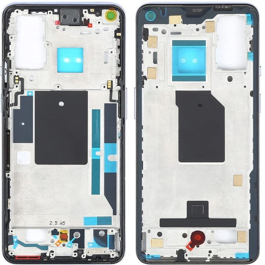 LCD Frame Chassis Middle for Oneplus 9R Black - EGFix