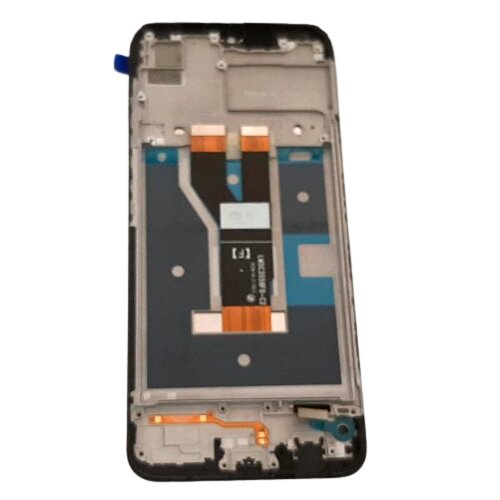 LCD Frame Chassis Middle for Realme Narzo 50i Black - EGFix