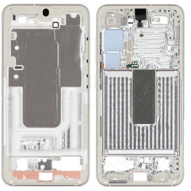 LCD frame Chassis Middle for Samsung Galaxy S23 Cream - EGFix
