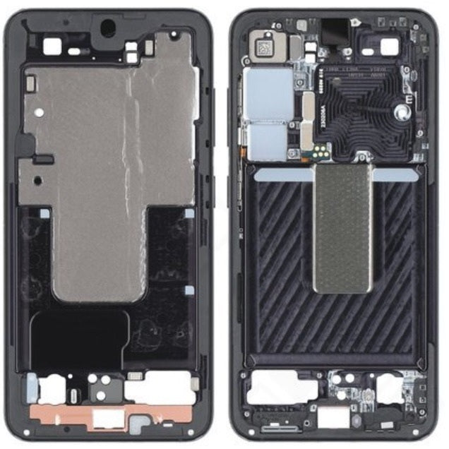 LCD frame Chassis Middle for Samsung Galaxy S23 Plus Black - EGFix