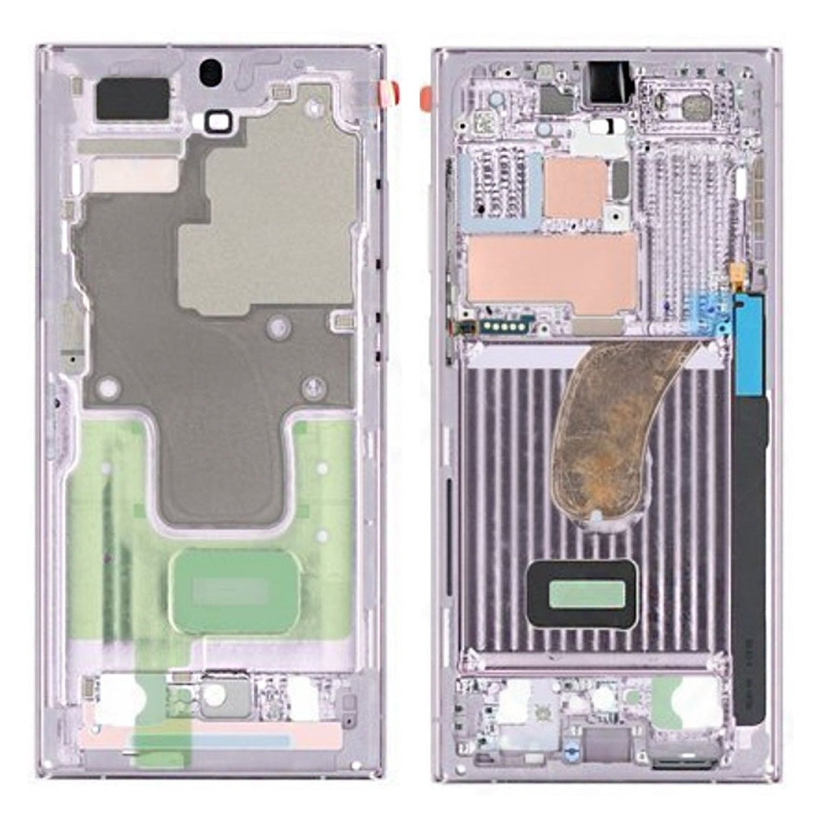 LCD frame Chassis Middle for Samsung Galaxy S23 Ultra Lavender - EGFix