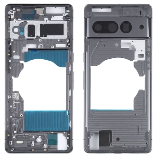 LCD Frame Middle Panel Chassis for Google Pixel 7 Pro Black - EGFix