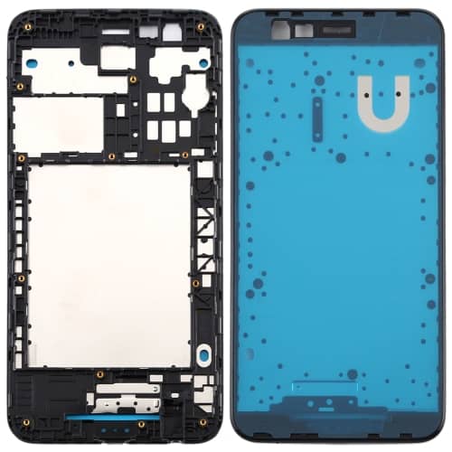 LCD Frame Middle Panel Chassis for LG Q7 or Q610 or Q7 Plus or Q7 Alpha Black - EGFix