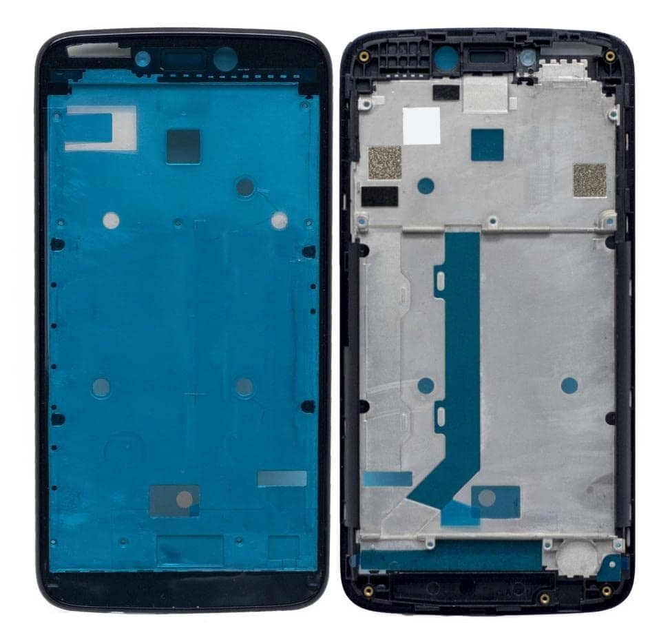 LCD Frame Middle Panel Chassis for Motorola Moto C Plus Black - EGFix