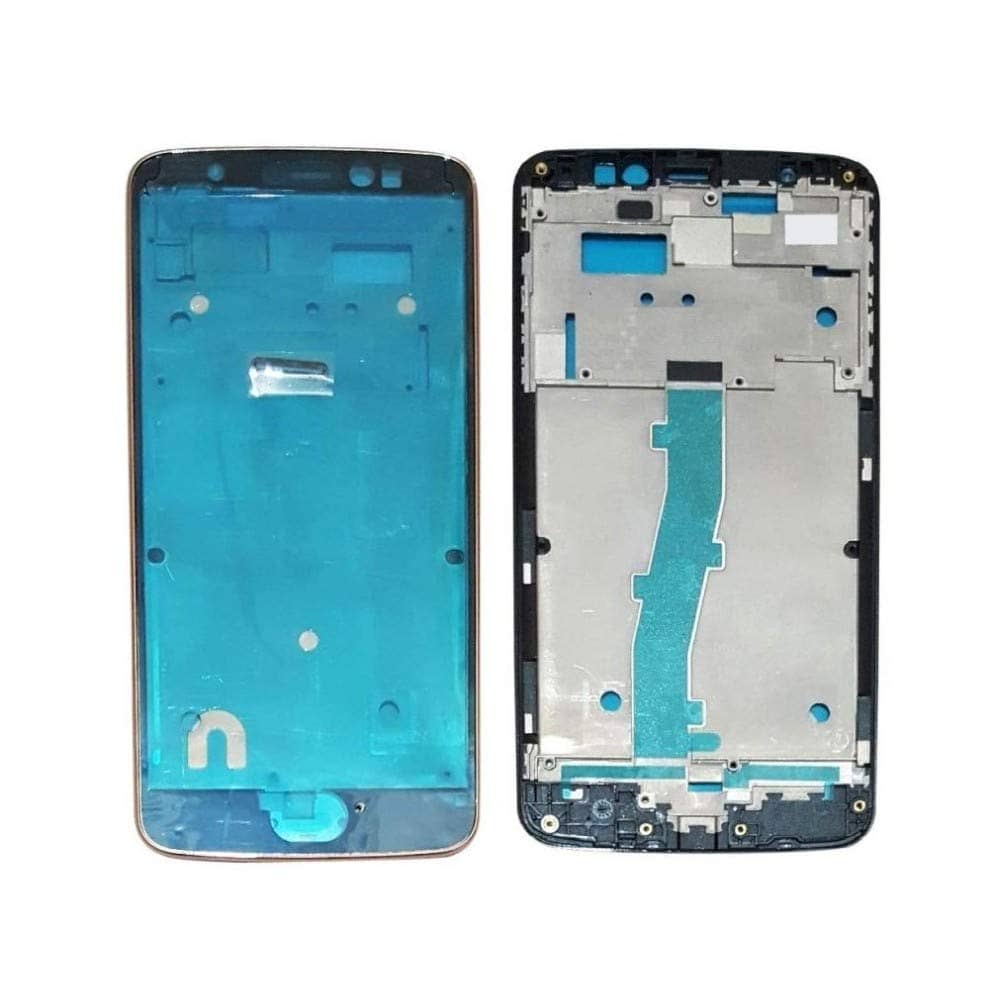 LCD Frame Middle Panel Chassis for Motorola Moto E4 Plus Black - EGFix