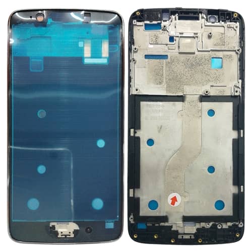 LCD Frame Middle Panel Chassis for Motorola Moto G5 Plus Black - EGFix