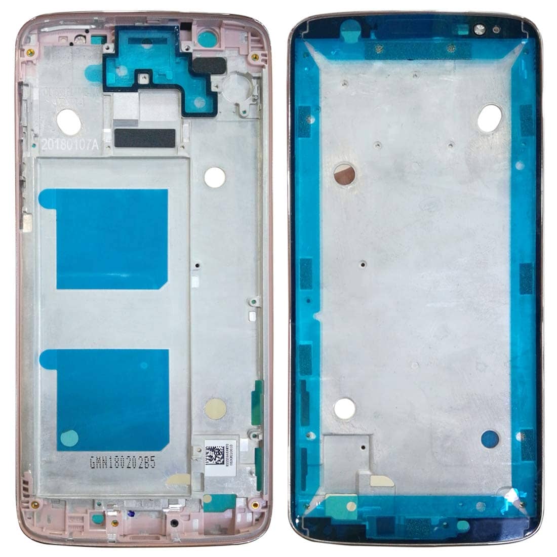 LCD Frame Middle Panel Chassis for Motorola Moto G6 Play Black - EGFix