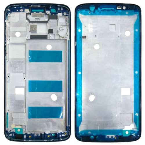 LCD Frame Middle Panel Chassis for Motorola Moto G6 Plus Blue - EGFix