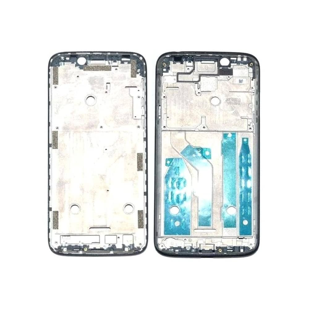 LCD Frame Middle Panel Chassis for Motorola Moto G7 Power Black - EGFix
