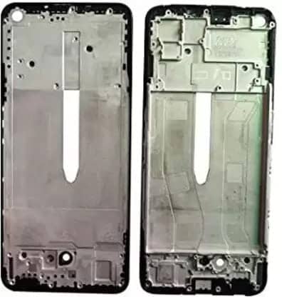 LCD Frame Middle Panel Chassis for Oppo F19 Pro Black - EGFix