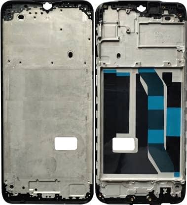 LCD Frame Middle Panel Chassis for Realme C3 Black - EGFix