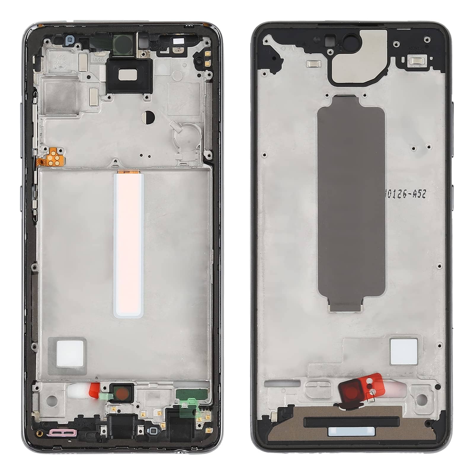 LCD Frame Middle Panel Chassis for Samsung Galaxy A52 Black - EGFix