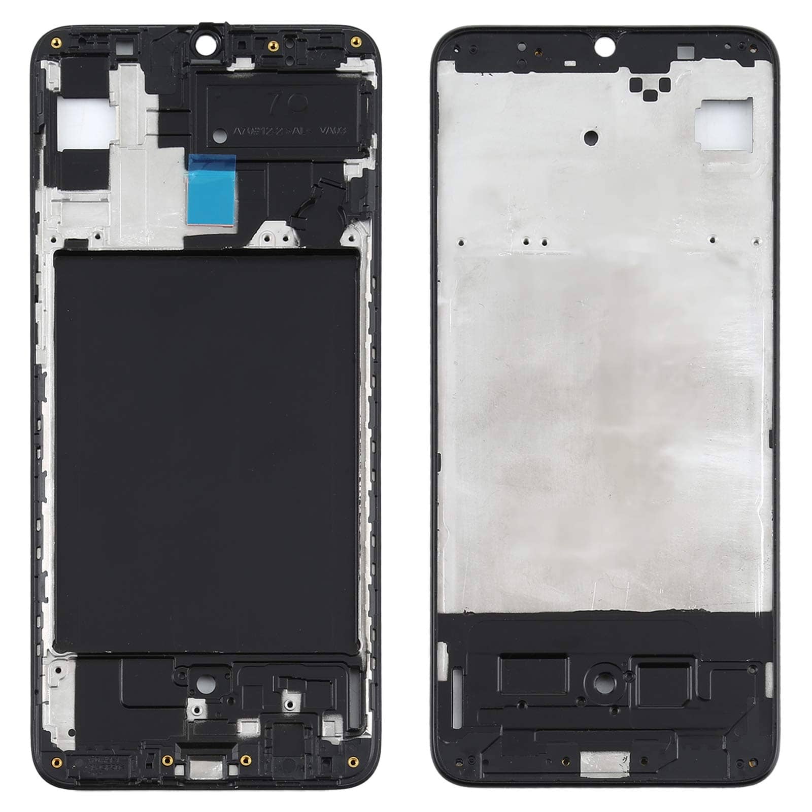 LCD Frame Middle Panel Chassis for Samsung Galaxy A70 Black - EGFix