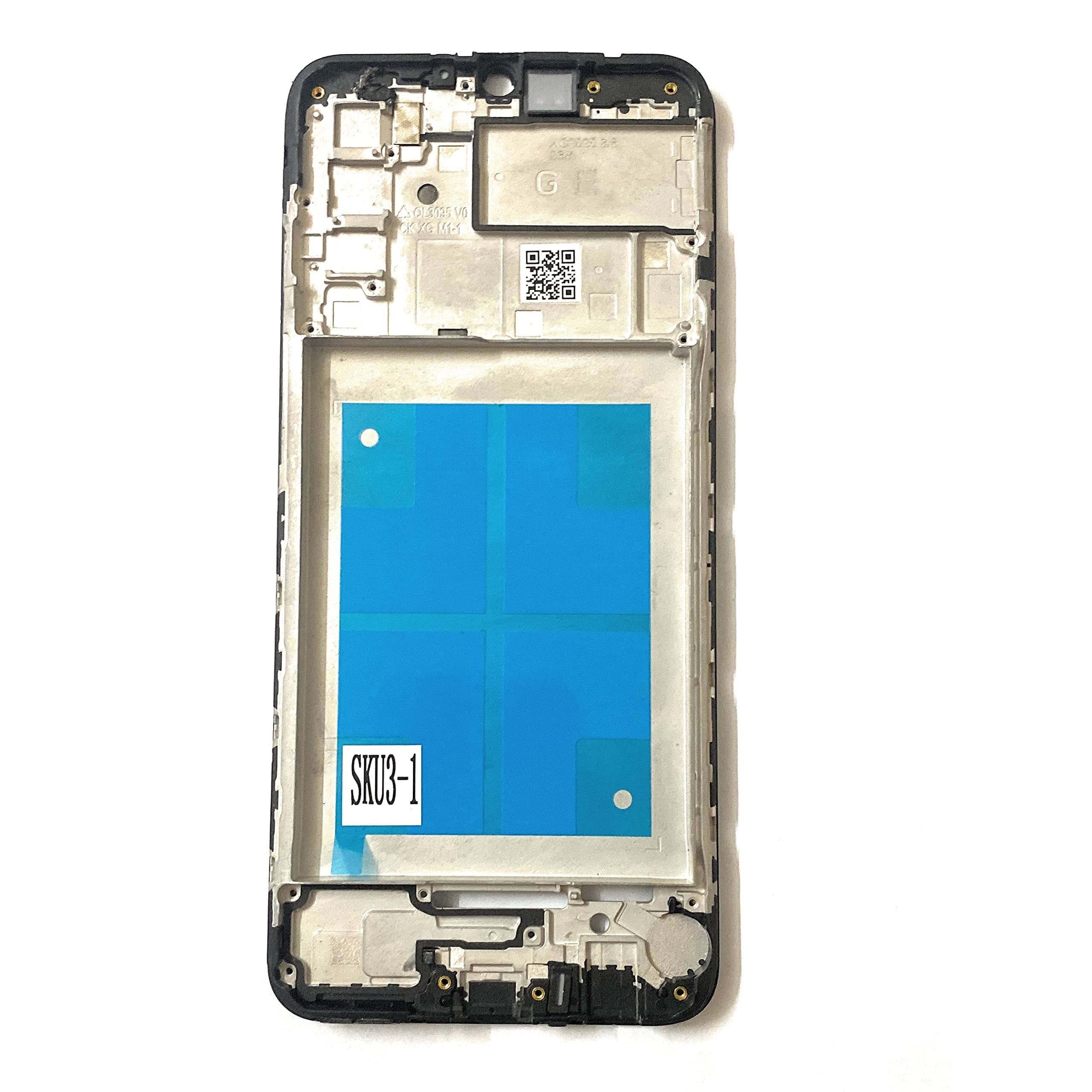 LCD Frame Middle Panel Chassis for Samsung Galaxy M02 Black - EGFix