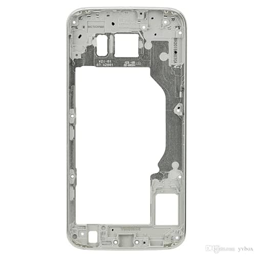 LCD Frame Middle Panel Chassis for Samsung Galaxy S6 White - EGFix