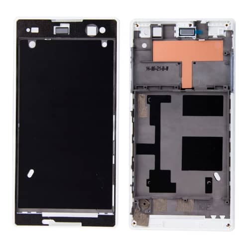 LCD Frame Middle Panel Chassis for Sony Xperia C3 White - EGFix