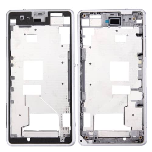 LCD Frame Middle Panel Chassis for Sony Xperia Z1 Compact or Mini White - EGFix