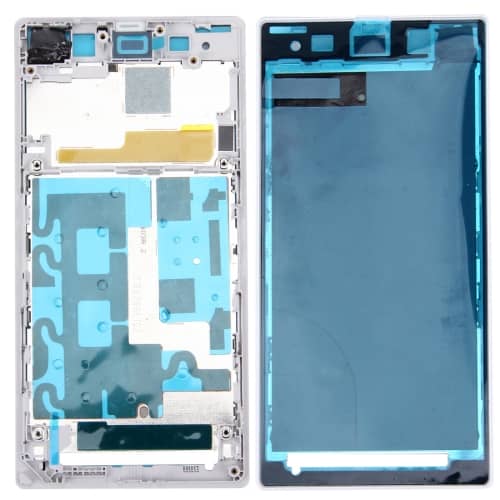 LCD Frame Middle Panel Chassis for Sony Xperia Z1 White - EGFix
