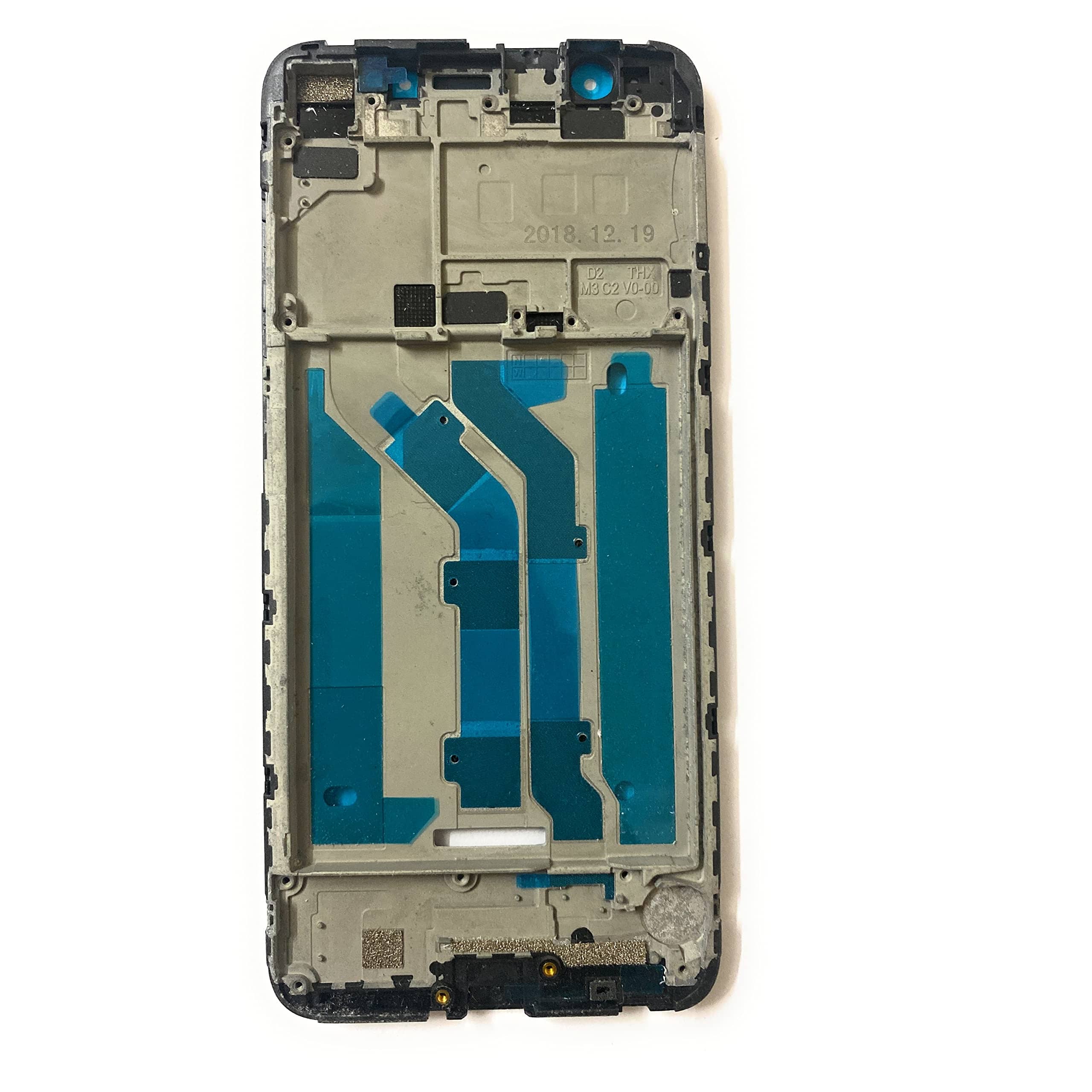 LCD Frame Middle Panel Chassis for Tecno IN5 in 5 Black - EGFix