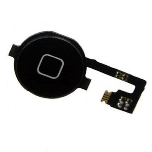 Main Menu Home Buttons Flex Cable for Apple Iphone 4S Black - EGFix