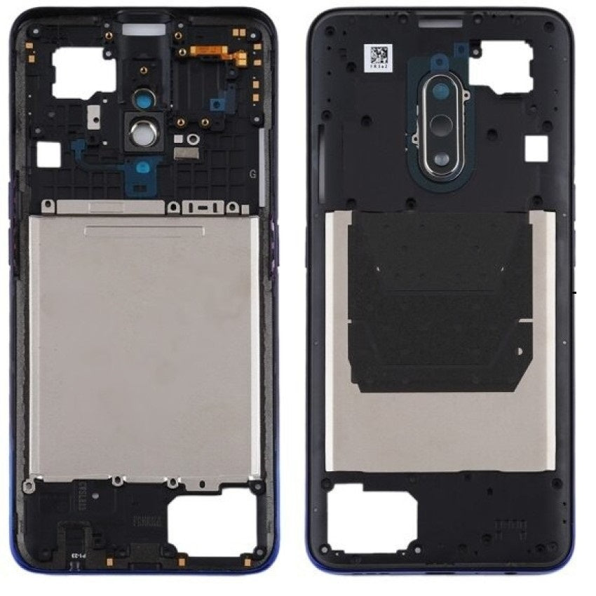 Middle Frame Chorme Bezel Ring for Realme X Blue - EGFix